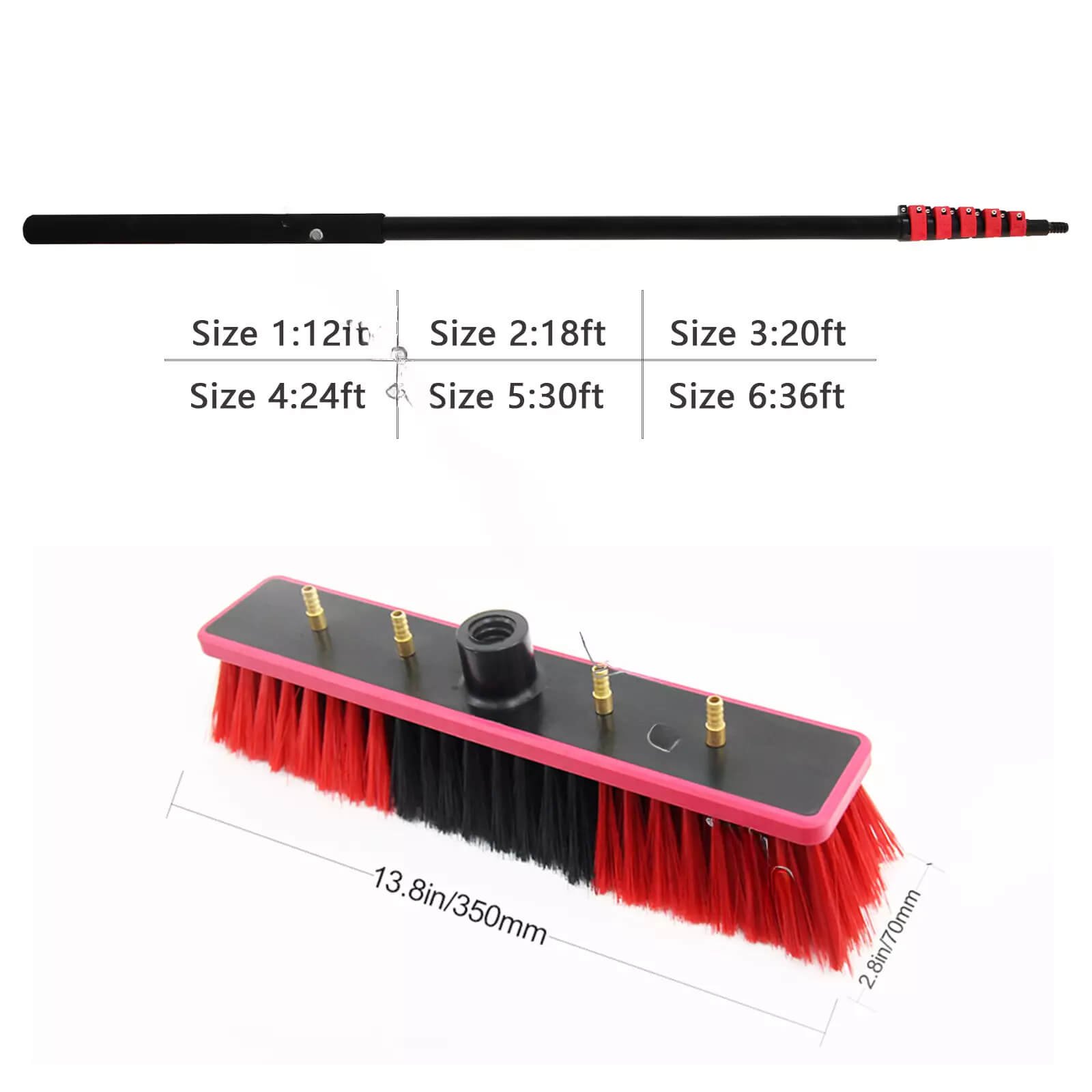 Custom Brush Telescopic Poles | 10–70 FT - Image 2
