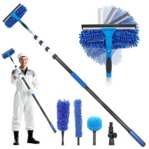 Custom Squeegee Telescopic Poles | 12–24 FT